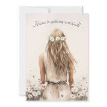 Noiva Em Daisies Com Hair Laurel