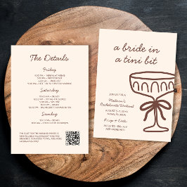 Convite Noiva Em Uma Bela Espresso Martini