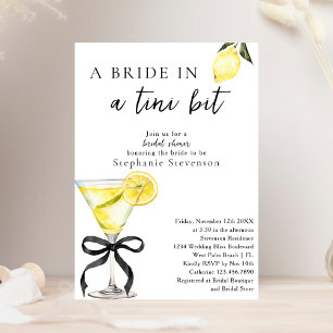 Convite Noiva Em Uma Pitadinha De Martini Bride Shower Lem