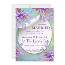 Noiva Flor de Nao-me-Esqueças Roxo Lilás