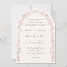 Noiva Floral Linha Arte Arco Casamento Vintage Rús