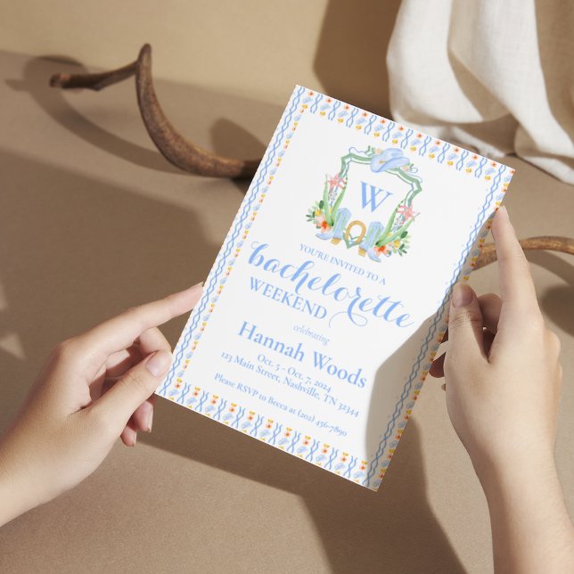 Convite Noiva Grandmillennial do Sul (Criador carregado)