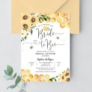Convite Noiva para Abelha Rústica Noiva Casal Casamento Ch