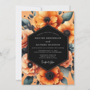 Convite Noiva Pintada Marigold Noir