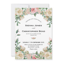 Noiva Rosa Vintage Floral Casamento