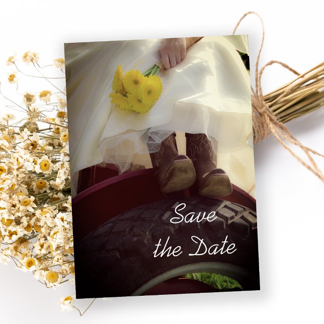 Convite Noiva sobre o casamento da Fazenda do Trator Salva (Criador carregado)