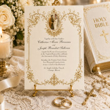 Noivado Católico de Maria e José Casamento