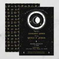 Noivado com Signo Lunar de Astronomia Personalizad