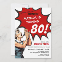 Noivado de 80 de Surpresa do Halloween Encantado