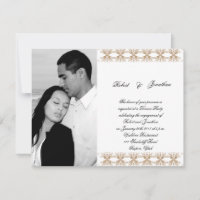 Noivado de Casamento de Gay preto e Dourado