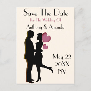 Convite Noivado de corte e salvamento do cartão postal de 