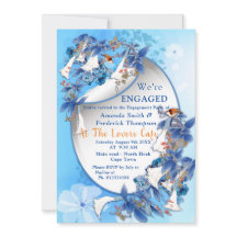 Noivado de flor de lua ilustrado com aquarela