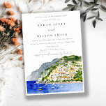 Convite Noivado de Paisagem de Aquarela, Itália Costeira d<br><div class="desc">Amalfi Coast Italy Watercolor Landscape Theme Collection.- É um elegante script watercolor Illustration of Coastal Mountain Amalfi Coast Paisagem perfeita para o seu casamento e festas de destino italiano. É muito fácil personalizar, com seus detalhes pessoais. Se você precisar de outro produto ou personalização correspondente, por gentileza, envie uma mensagem...</div>