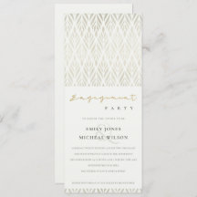 NOIVADO DE PRATA BRANCA DO DECO MODERNO ART MODERN