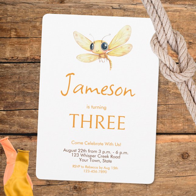 Convite Noivado do Rapaz Amarelo-Laranja-Bonito (Criador carregado)