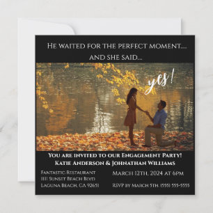 Convite Noivado- Foto: Queda de Fundo - Parque Herastrau-