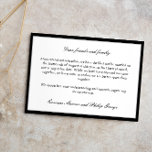 Convite Noivado Negro quebrado foi cancelado<br><div class="desc">Anúncio de cancelamento de casamento elegante e minimalista para informar seus convidados que o casamento não acontecerá mais com fontes pretas elegantes contra fundo branco e uma fronteira negra e cinza. Anúncio de noivado quebrado em um design simples e elegante.</div>