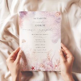 Convite Noivado submarino náutico Elegante