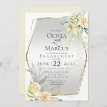 NOIVADO | Watercolor Rosa Amarelo-marfim