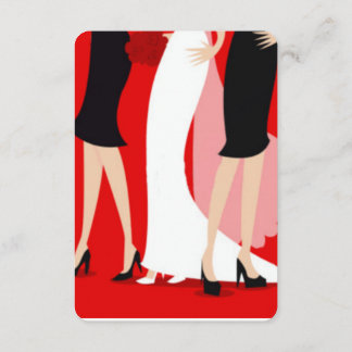 Convite Noivas e Damas de Honra