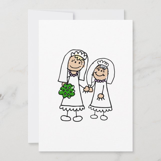 Convite Noivas jovens e velhas (Frente)