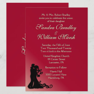 Convite Noivos Borgonha