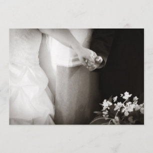 Convite Noivos que guardaram as mãos que wedding o convit