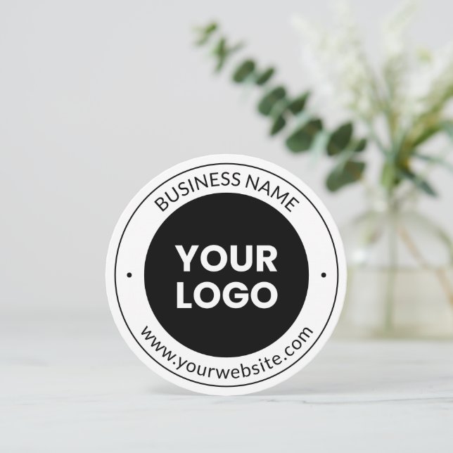 Convite Nome da empresa e site ou slogan, Obrigado Etc. (Em pé/Frente)