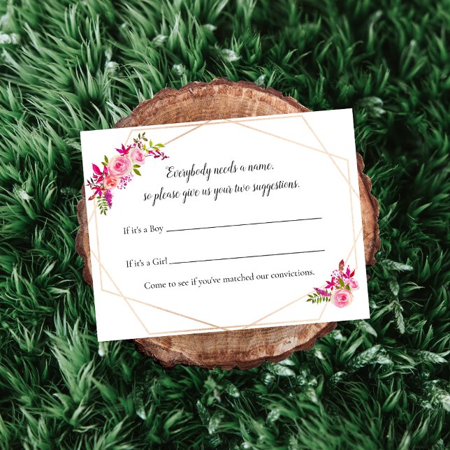 Convite Nome do Chá de fraldas de Abóbora Sugestão Jogo Fl (Criador carregado)