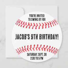 Convite Nome e informações personalizados da Festa de aniv