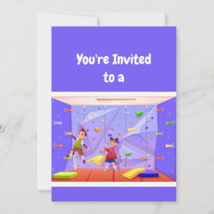 Convite Nome Personalizado Aniversário de Escalada de Aniv