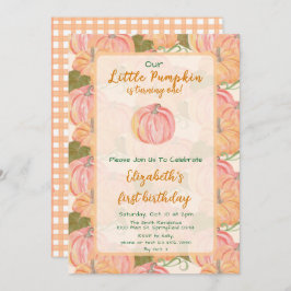 Convite Nome Personalizado de Primeiro Aniversário do Autu