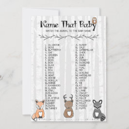 Convite Nomeie Esse Jogo De Bebê