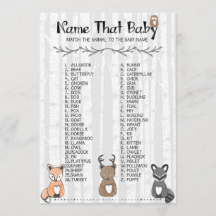 Convite Nomeie Esse Jogo De Bebê