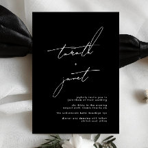 NOMES Premium | Na moda Black & White Wedding