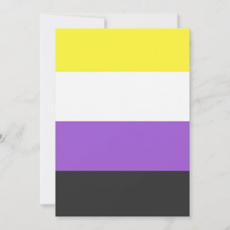 Convite NonBinary Flag