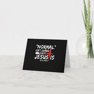 Convite Normal não está voltando, mas Jesus é a Revelação.