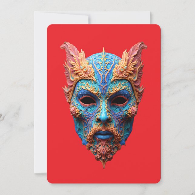 Convite Norse God Odin (Frente)