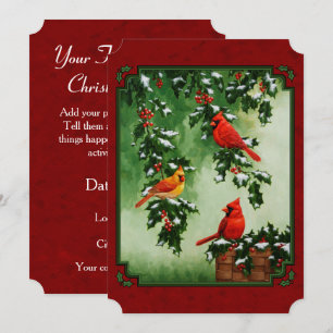 Convite Nortes e Holly Red