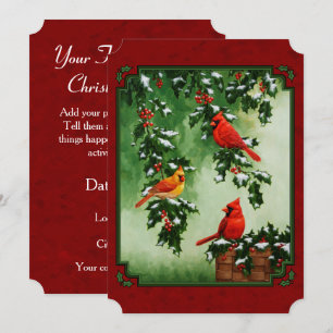 Convite Nortes e Holly Red