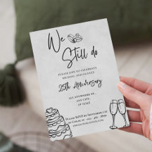 Nós Ainda Fazemos | Aniversário de 25 minimalista