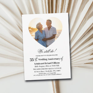 Convite Nós Ainda Fazemos Foto de Aniversário de Casamento
