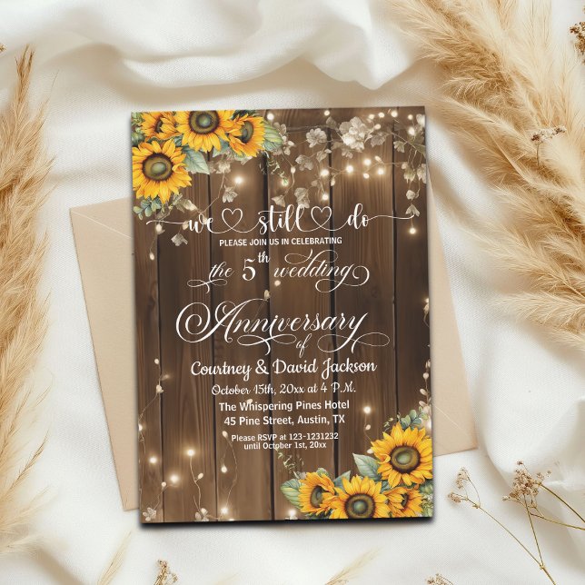 Convite Nós Ainda Fazemos Luzes De Cordas De 5 Casamento A (Criador carregado)