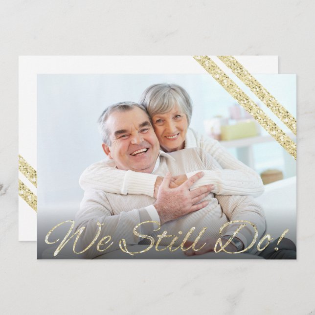 Convite Nós Ainda Fazemos! | Moderno 50º Aniversário (Frente/Verso)