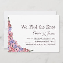 Nós Amarrámos o Nó Recepção de Casamento Floral Ro