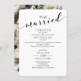 Convite Nos Casamos Com Festa de casamento De Flores De In