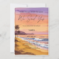 Nós dissemos sim - Boho Beach California e Wedding
