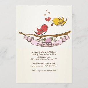 Convite Nós estamos esperando que um chá de fraldas dos