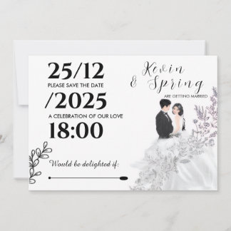 Convite Nós estamos nos casando