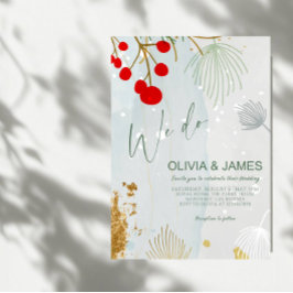 Convite Nós Fazemos Casamento de Natal - Festa de Inverno 